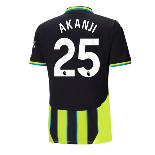 Dres Manchester City Manuel Akanji #25 Gostujuci 2024-25 Kratak Rukav